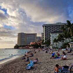 Voll, voller, Waikiki Beach
