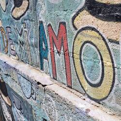 Bis hin zu street Art. Viel street Art.