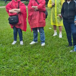 Ping und Pong und Mr Macho im coolen Outfit😅