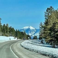 Nothing more spectacular than snow capped mountains