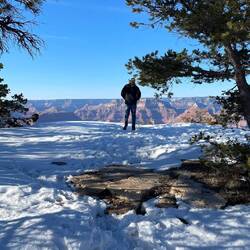 Nothing more amazing than seeing the Grand Canyon covered in snow