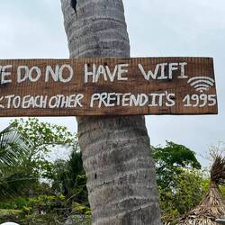 No wifi on Whale Island