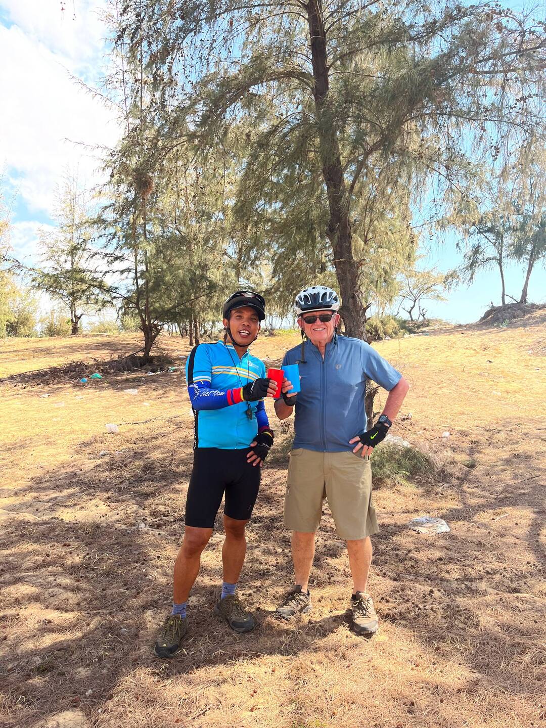 Mike with our tour leader Lam