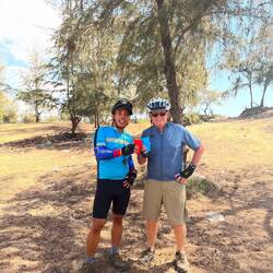 Mike with our tour leader Lam