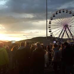 At the concert