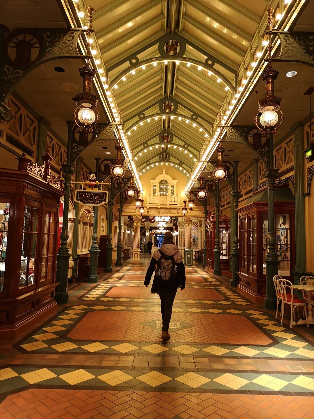 In the market hall