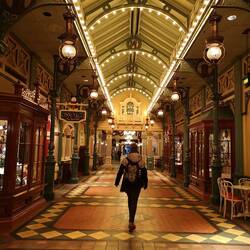 In the market hall