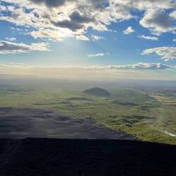 Man kann bis an den Pazifik sehen von hier