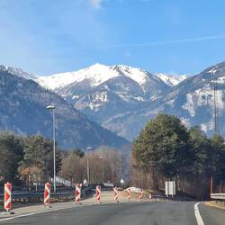 Ab Greifenburg lachen uns die Schneeberg schon entgegen