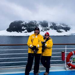 At the entrance to the Neumayer Channel, Antarctica.