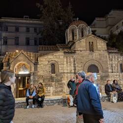 The first Greek Orthodox church in Athens. Built in 1050.