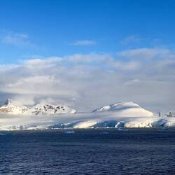 Cruising Gerlache Strait ... after 8:00p.