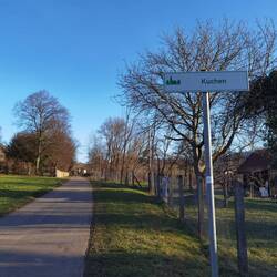 Ein anderer Ort war noch "Gingen" und davor fuhren wir durch "Süßen"