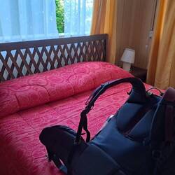 Und endlich wieder etwas Privatsphäre im Homestay und kein Hochbett mehr.