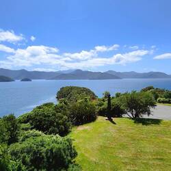 Okay genug gespielt. Aussichtspunkt 'Karaka Point'.