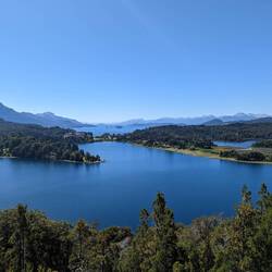 Views over lakes & mountains