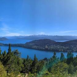 Views over lakes & mountains