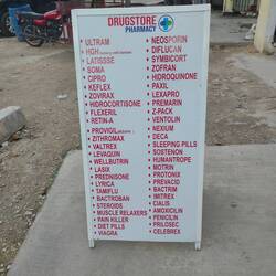 Anything your heart desires from the pharmacy...