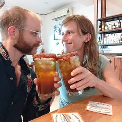 End of dry January with a michelada