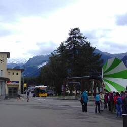 in Flüelen nehme ich den Zug