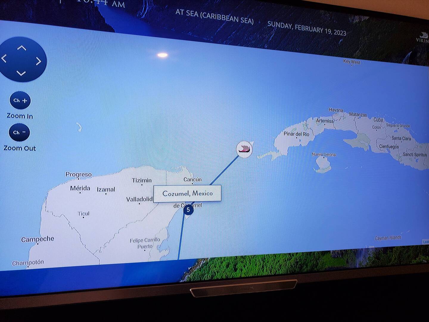 We started the day off in the channel between Cancun and Cuba!
