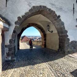 Das alte Stadttor von innen....