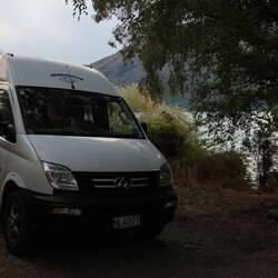 Heutiger Stellplatz, mit Privatzugang zum Strand😎