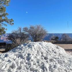 The snow bank