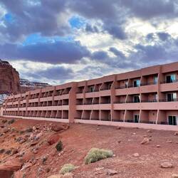 It's beautiful how the hotel blends into its surroundings