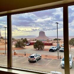 The view from the other side of the hotel - nearly as impressive