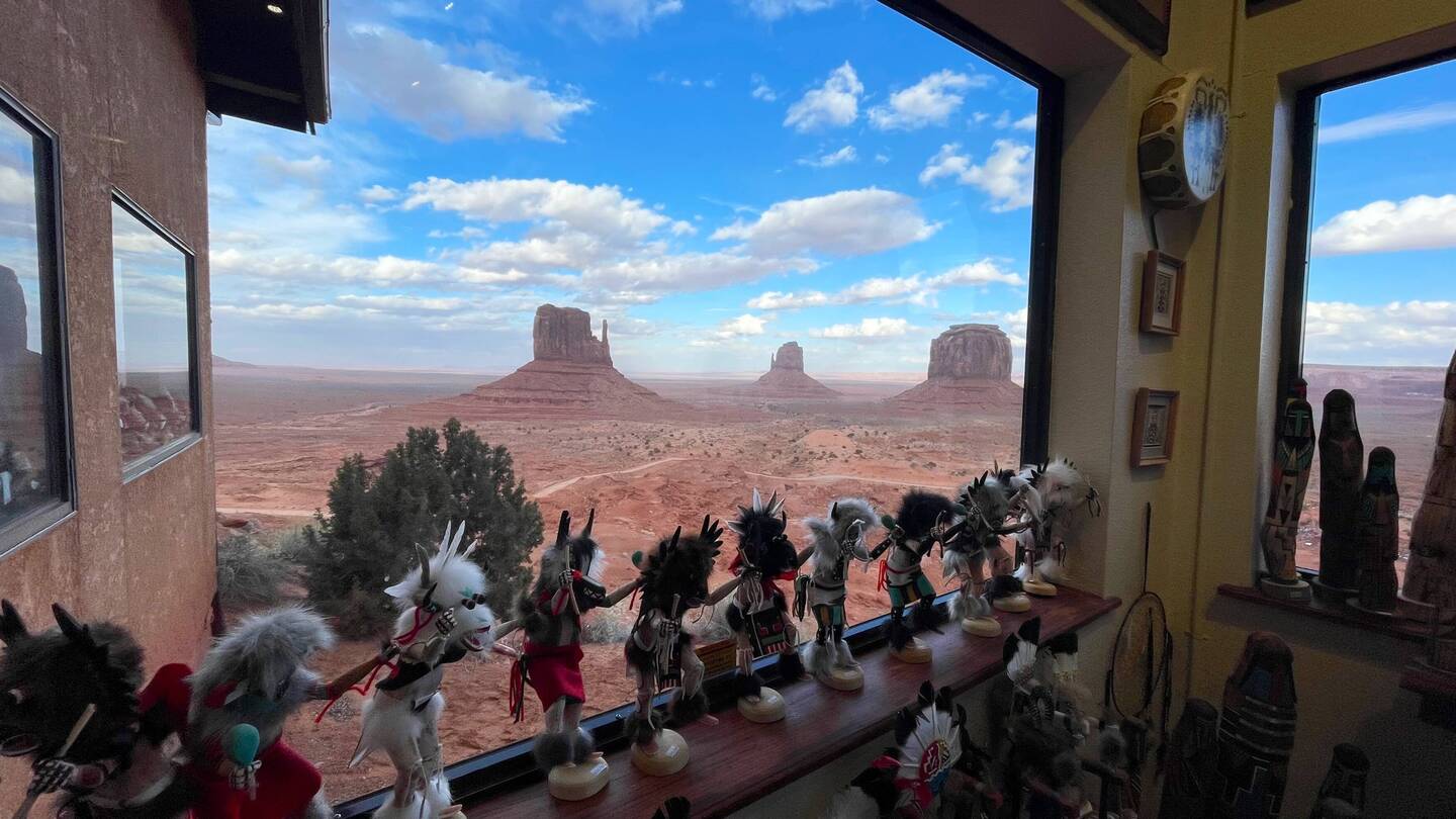 A view from every room at the hotel, even the gift shop