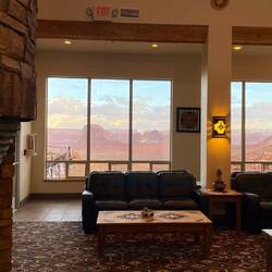 The view from the foyer