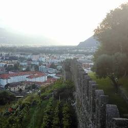 in Bellinzona gibt es Burgen zu besichtigen, die Weltkulturerbe sind
