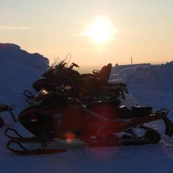 Plenty of snowmobiles