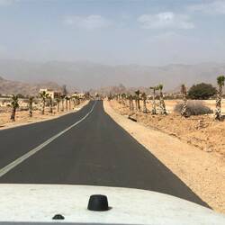 Einfahrt nach Tafraoute