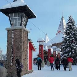 Hier verläuft der Polarkreis