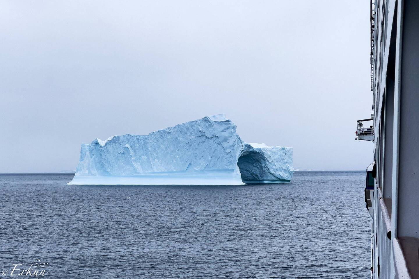 Iceberg ahoy — en route to Errera Channel, Antarctica.