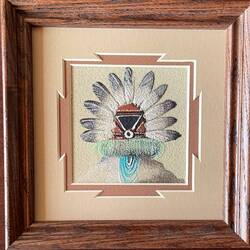 The Navajo sand paintings we purchased