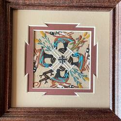 The Navajo sand paintings we purchased