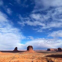 The snow has cleared