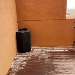 A small build up of snow, just enough for us Aussies