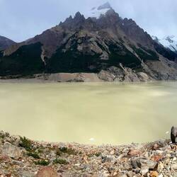 Cerro Torre mit der Laguna Torre
