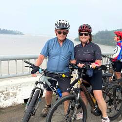 Lots of riding near the ocean