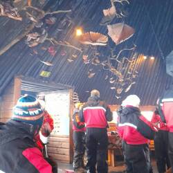 A nice warm Berry drink and a spot by the fire