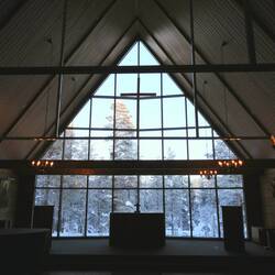 Inside the Lutheran church