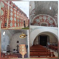 Die berühmte bunte Kirche von Uayma ✝️