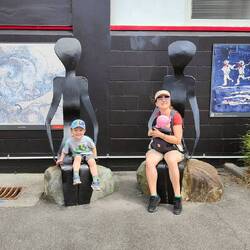 Etwas Kunst auf dem Weg dorthin...