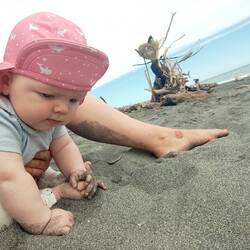 Mariechens erster Sand ;)