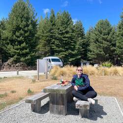 Mittagspause in der Sonne