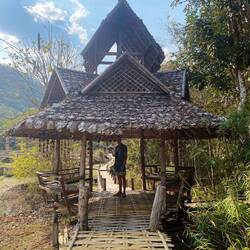 Kho Ku So Bamboo Bridge